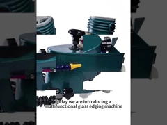 Máquina de acabado de vidrio de acero inoxidable para obtener resultados impecables