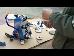 Máquina portátil de bordado de línea recta con bordador horizontal