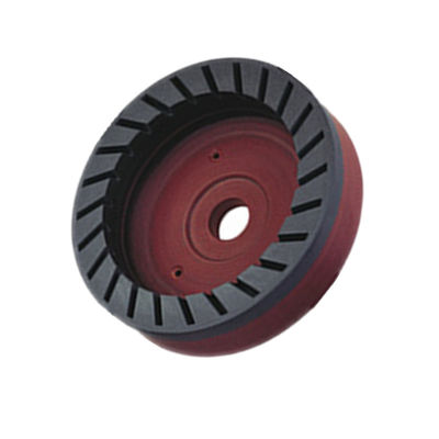 D150mm Rueda de resina dentada interna forma de cuenco Rueda de molienda continua de diamantes para máquina de bordado de bisel de vidrio