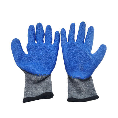 Guantes de trabajo industrial de caucho Herramientas de protección para el manejo del vidrio
