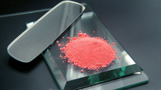 Polvo de pulido de vidrio para la máquina de procesamiento de vidrio utiliza el color rojo