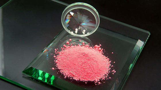 Polvo de pulido de vidrio para la máquina de procesamiento de vidrio utiliza el color rojo