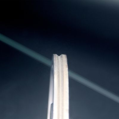 150 mm de vidrio plano en forma de V de diamantes de moler para la máquina de bordado
