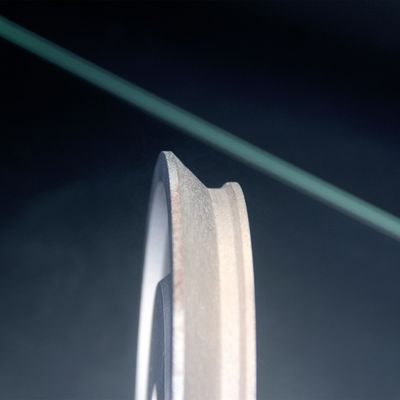 Ronda de 45 grados de diamantes de la rueda de molienda para la máquina especial herramienta de vidrio