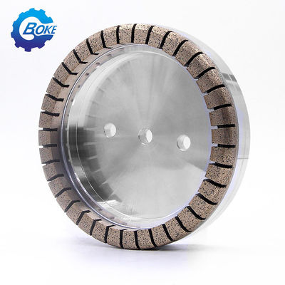 Velo de molienda segmentada con borde recto de vidrio de diamante