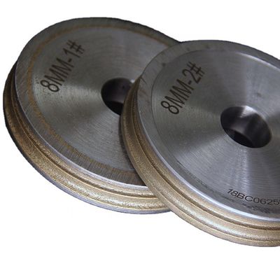 Rueda de molienda de diamantes de tamaño completo para máquinas de biselado en bordes de vidrio