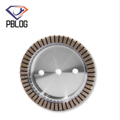 Diamante de vidrio de borde recto herramientas abrasivas máquina de la taza forma de la rueda de molienda segmentada