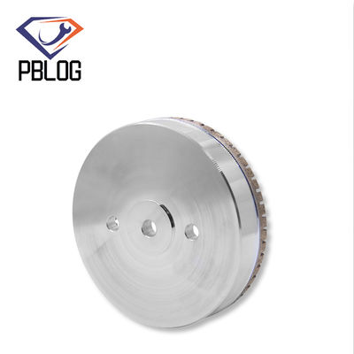 Diamante de vidrio de borde recto herramientas abrasivas máquina de la taza forma de la rueda de molienda segmentada