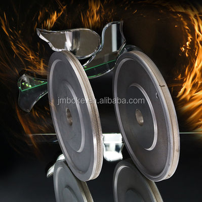 Forma en V D175*4MM Rueda de molienda de diamantes para el pulido rápido de los bordes de vidrio