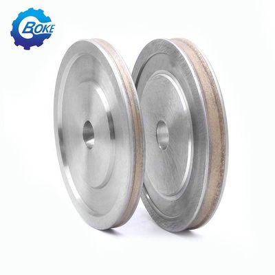 Boke mayorista 150 mm 6 pulgadas Diamante de forma V de molienda plana Diamante de vidrio rueda de biselado