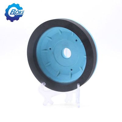Fabrica de venta al por mayor rueda de molienda de resina de copa azul para máquina de biselado de vidrio