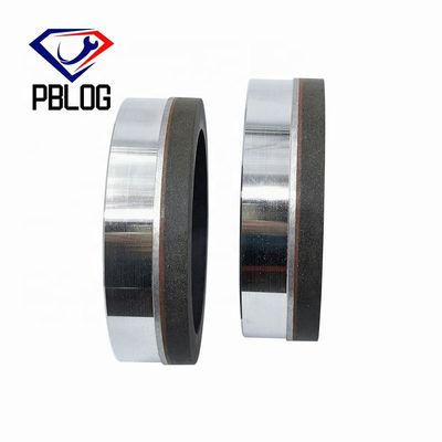PLOG bordado y chanfrado de vidrio rueda de resina negra para la máquina bilateral de borde recto