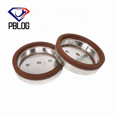 PBLOG Materiales de alta calidad Vidrio Marmol Placa de roca de molienda Chamfering Roja resina rueda de diamante
