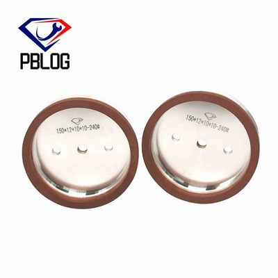 PBLOG Materiales de alta calidad Vidrio Marmol Placa de roca de molienda Chamfering Roja resina rueda de diamante