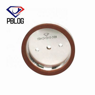 PBLOG Materiales de alta calidad Vidrio Marmol Placa de roca de molienda Chamfering Roja resina rueda de diamante