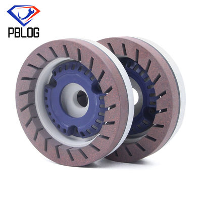PBLOG Venta en caliente Rueda de molienda segmentada de resina para máquina de biselado de vidrio