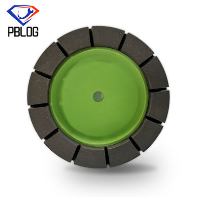 Máquina de rectificación manual de bordes de vidrio, rueda de rectificación seccional verde