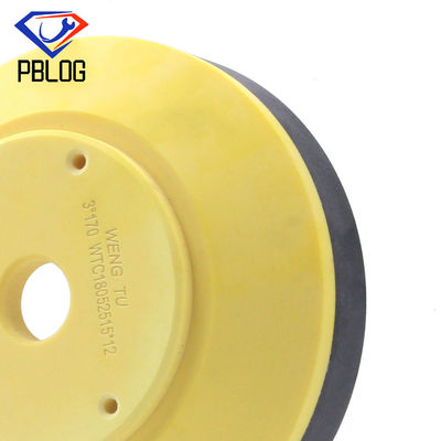 PBLOG Rueda de resina para el pulido de vidrio uso de la máquina de biselado amarillo al por mayor