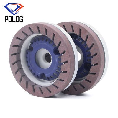 Fabricación de ruedas de resina segmentadas en forma de cuenco de borde de vidrio