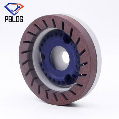 Fabricación de ruedas de resina segmentadas en forma de cuenco de borde de vidrio