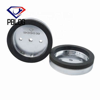 Máquina de cristal de borde recto para la molienda de resina en forma de copa