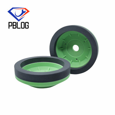 Herramientas de bordado de vidrio máquina de astillamiento rueda de molienda de resina en forma de cuenco verde