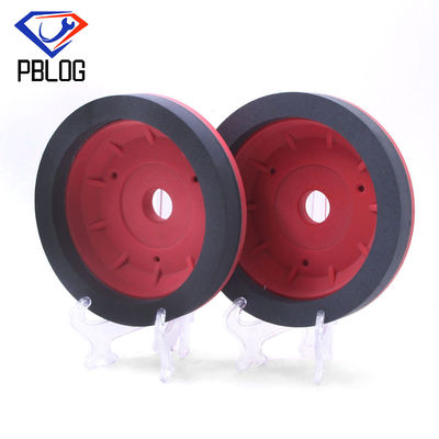 PBLOG Venta al por mayor Rueda de resina Red Bevel Machine Use Cup Shape Rueda de resina de vidrio bordado pulido