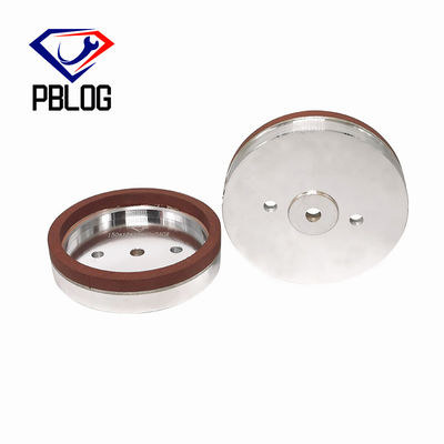 PBLOG Copo de borde de forma de rueda de resina El borde de vidrio Herramientas de pulido de borda de diamante Molino de diamantes