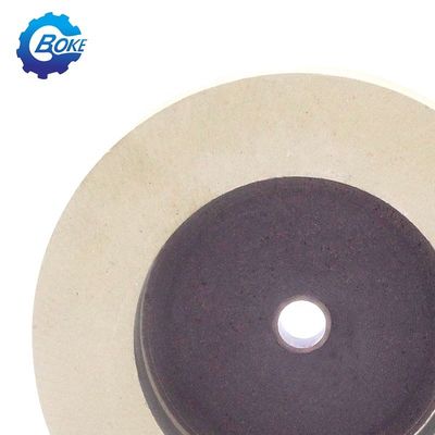 Excelente efecto de la forma de la taza de la piedra de pulido para el vidrio de doble borde de la máquina de molienda