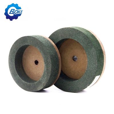 Buen rendimiento forma de copa verde 150mm Bk rueda de pulido para máquina de bordado