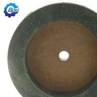 Buen rendimiento forma de copa verde 150mm Bk rueda de pulido para máquina de bordado