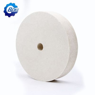Rueda de pulido de feltro de lana plana 100% pura para el disco abrasivo en vidrio de muebles/vidrio artesanal