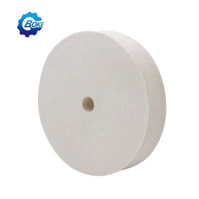 Rueda de pulido de feltro de lana plana 100% pura para el disco abrasivo en vidrio de muebles/vidrio artesanal