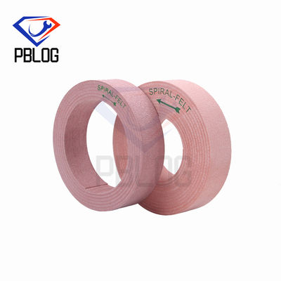 herramientas de procesamiento de bordes de vidrio personalizables Lana en espiral Ruedas disco de pulido de fieltro