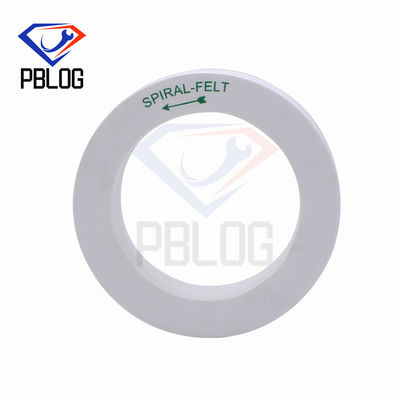 PBLOG Rueda de pulido de feltro espiral para el pulido de vidrio