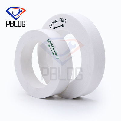 PBLOG Rueda de pulido de feltro espiral para el pulido de vidrio
