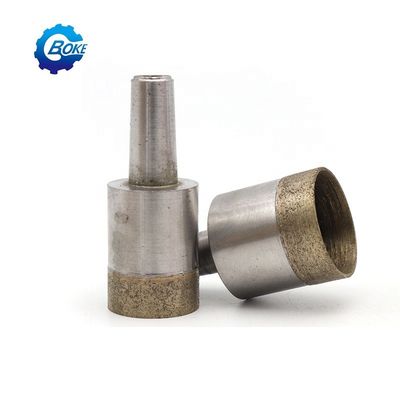 15pcs Diamond Hole Saw Drill Bit Set para el vidrio Cerámica de mosaico máquina de corte de herramientas Plata y agujeros de perforación 3-42mm