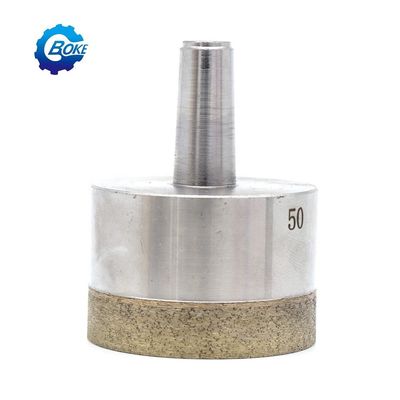 15pcs Diamond Hole Saw Drill Bit Set para el vidrio Cerámica de mosaico máquina de corte de herramientas Plata y agujeros de perforación 3-42mm