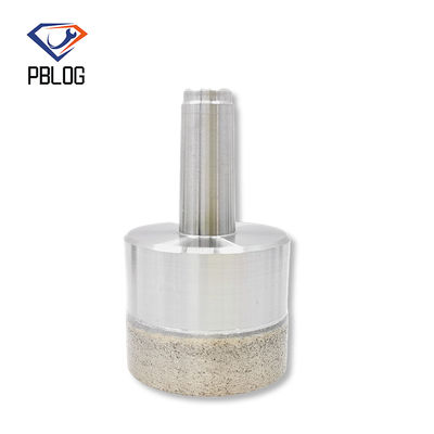 PBLOG Partículas de diamante combinadas en una broca de vidrio
