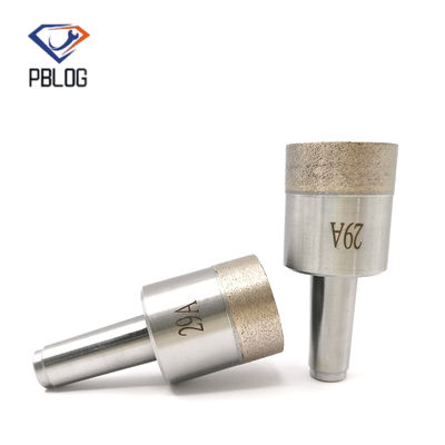 PBLOG Partículas de diamante combinadas en una broca de vidrio