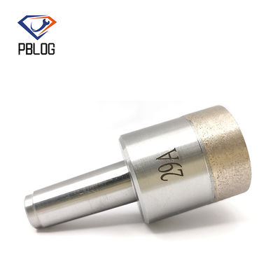 PBLOG Partículas de diamante combinadas en una broca de vidrio