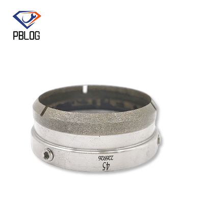 PBLOG de perforación de diamantes con cubierta de chanfrado herramientas de hardware de vidrio conjunto de chanfrado hueco