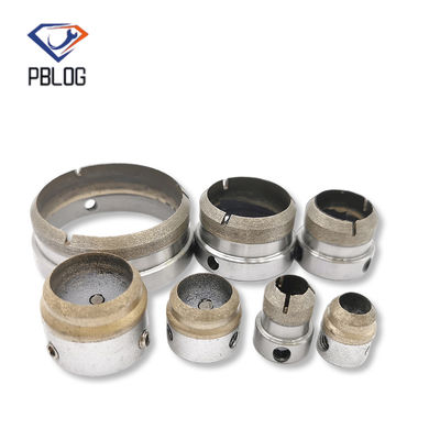PBLOG perforación de vidrio trozo hueco conjunto de chanfrado de perforación de diamantes chanfrado cubierta de herramientas de hardware de vidrio