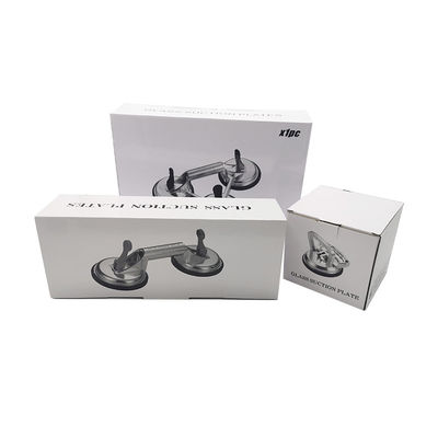 Venta caliente de succión fuerte Objeto pesado de superficie cerámica de metal Fondo de caucho único Copo de succión de vidrio de metal de plata