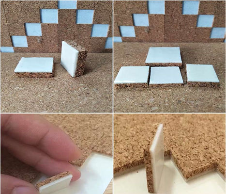 Bloque de corcho separador de vidrio espaciador de protección de juntas de madera