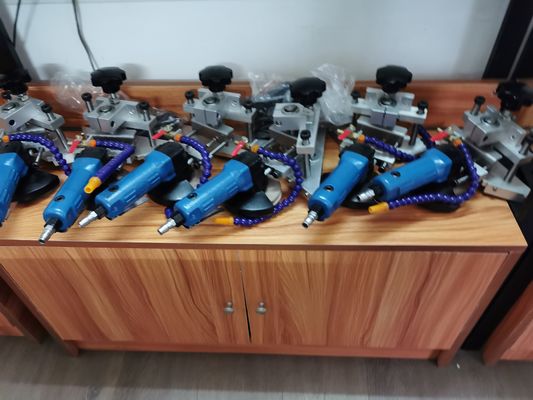PBLOG Máquina neumática de trituración Máquina de procesamiento de vidrio rápida y fácil