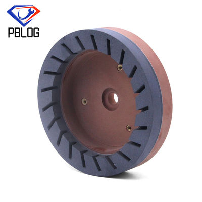 Vidrio dividido en segmentos de la losa de la rueda de Diamond Wheel Resin Brown Grinding de la taza