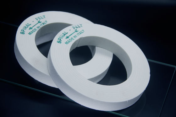 Las lanas importadas tuercen en espiral polaco sentido blanco de pulido de la rueda de la rueda
