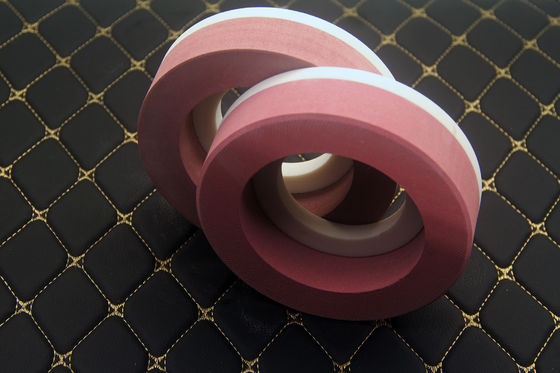 La rueda de pulido del óxido rosado del cerio del color equipa el pulido de cristal del borde