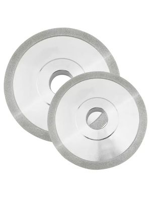 M2 plano de diversa plata electrochapada de acero de las formas de la muela abrasiva